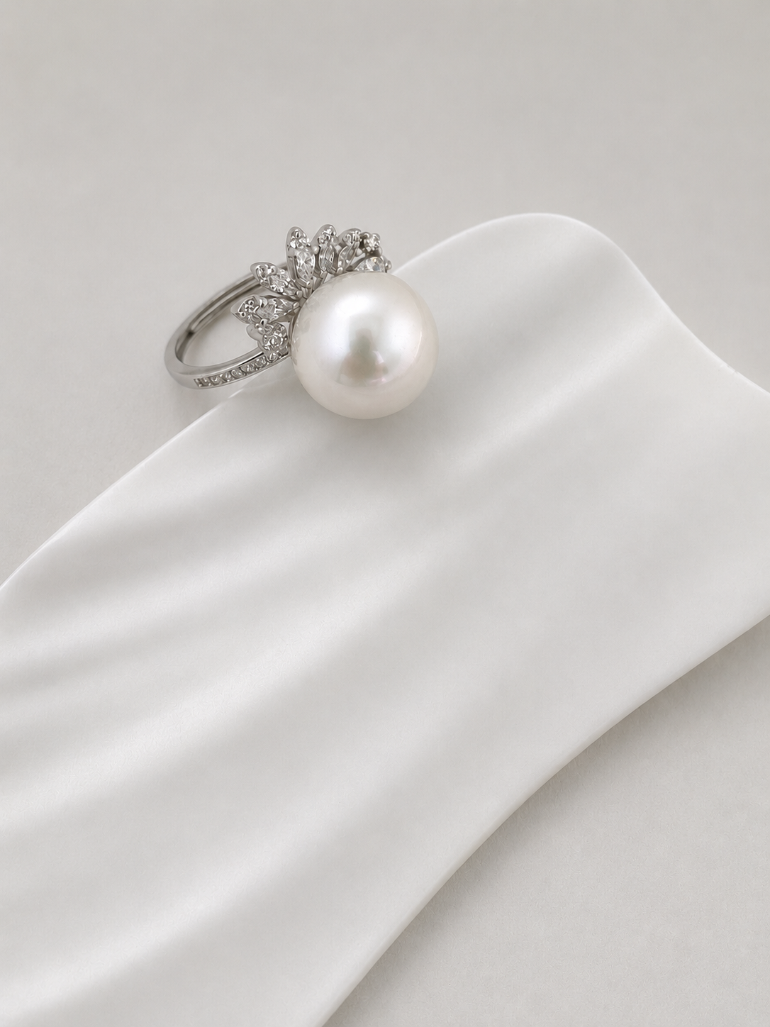 Ice Princess Pearl Ring