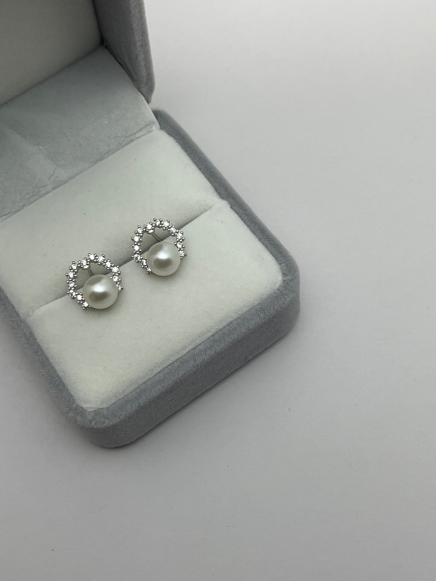 Quiet Glow Freshwater Pearl Studs and Ring Set