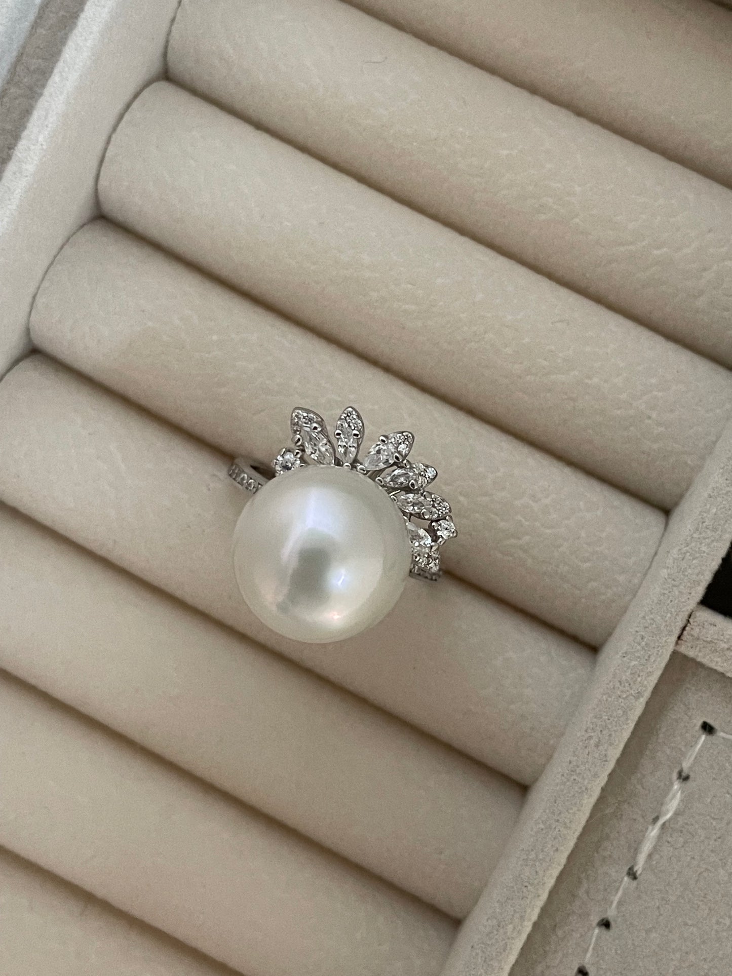 Ice Princess Pearl Ring