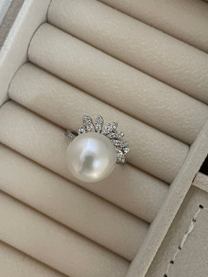 Ice Princess Pearl Ring