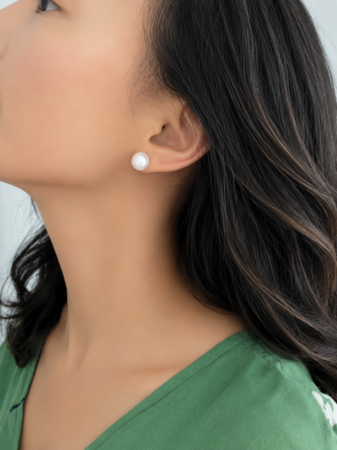 Top-Luster 11-12mm Freshwater Pearl Stud Earrings – Classic White Pearl Elegance