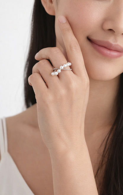 Bridge of Light Pearl Ring