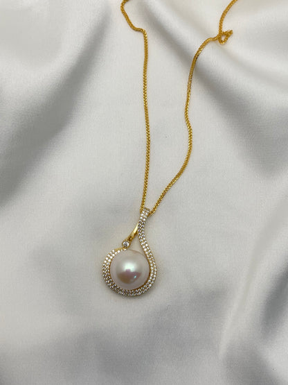 I Have a Pearl Heart Pendant Necklace