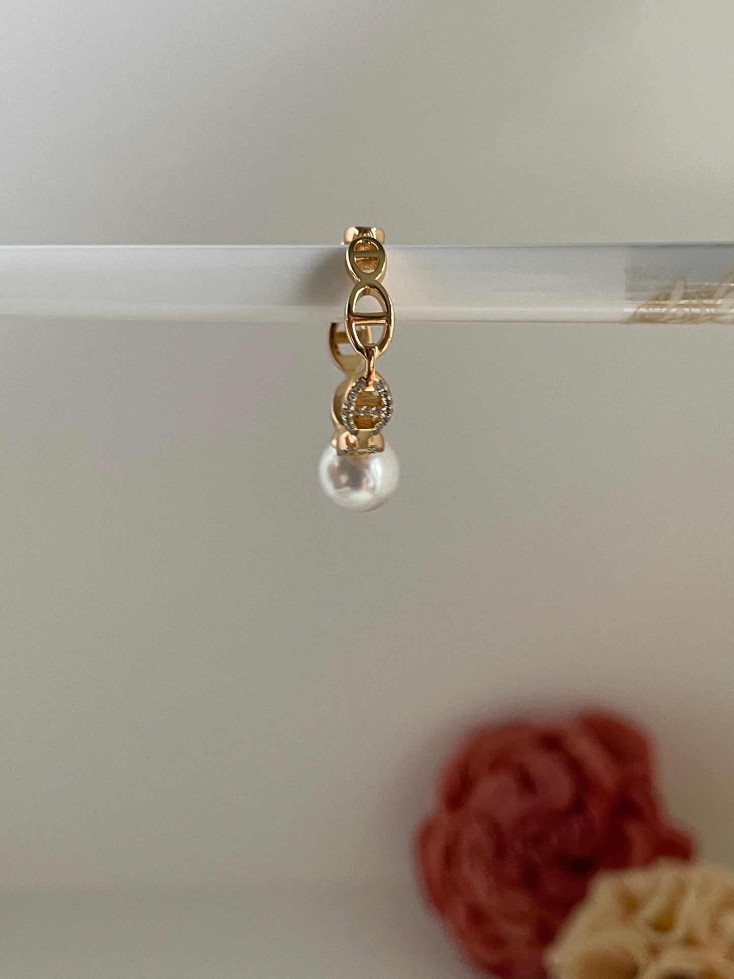 Infinity Shine Akoya Pearl Ring in Adjustable 925 Silver Ring