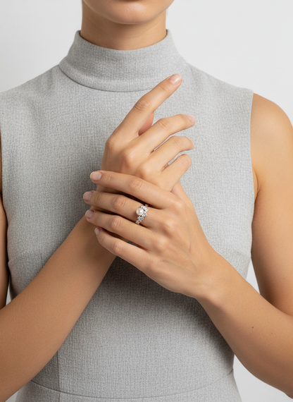 Starry River 6-7mm Lustrous Pearl Ring