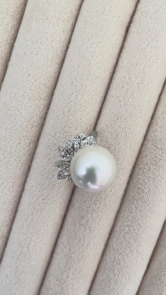Ice Princess Pearl Ring